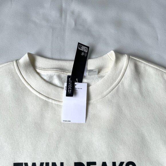 Last one! H&M NWT Twin Peaks David Lynch Women Crew Neck Oversized Sweatshirt - Picture 6 of 16